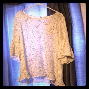 Polka dot blouse